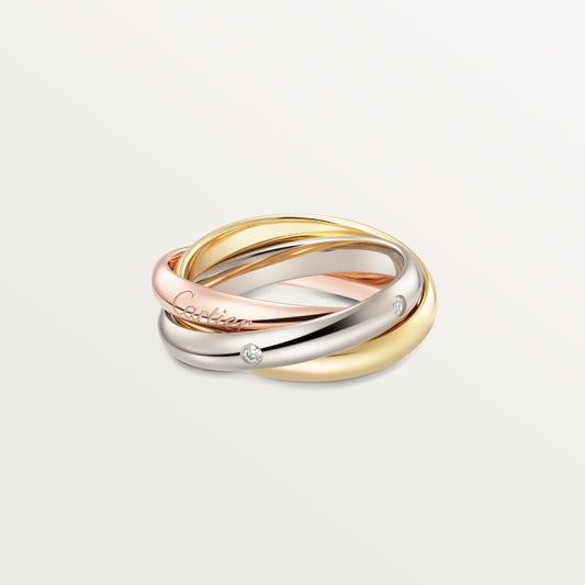 Three Full Diamond Couple Rings