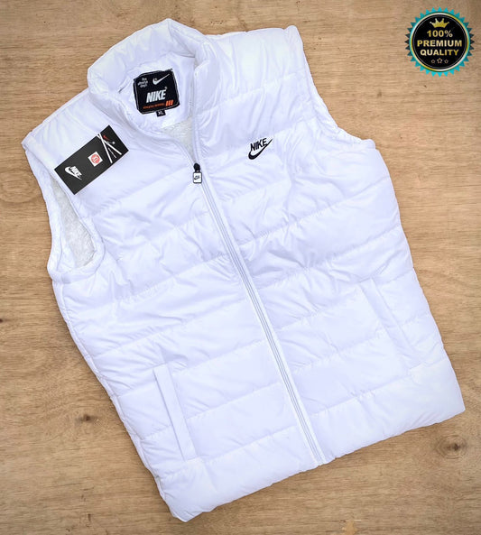 Nike Half Sleeves Winter Jacket – Warm Felt Lining, Heavy Fabric, Pockets