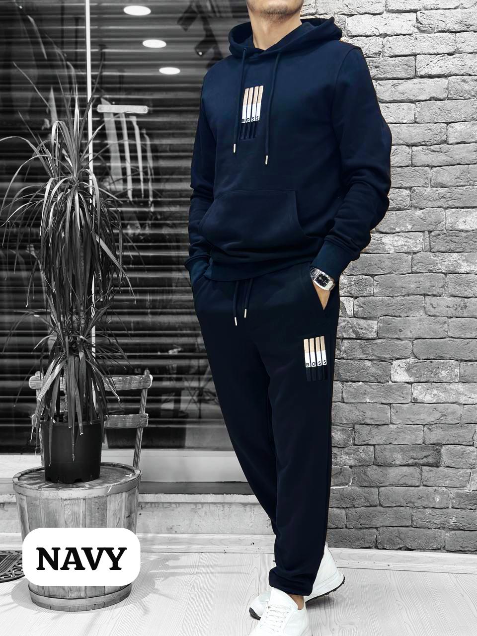 Premium Hoodie + Lower Winter Tracksuit | Mix Brand | Fleece Cotton 400 GSM