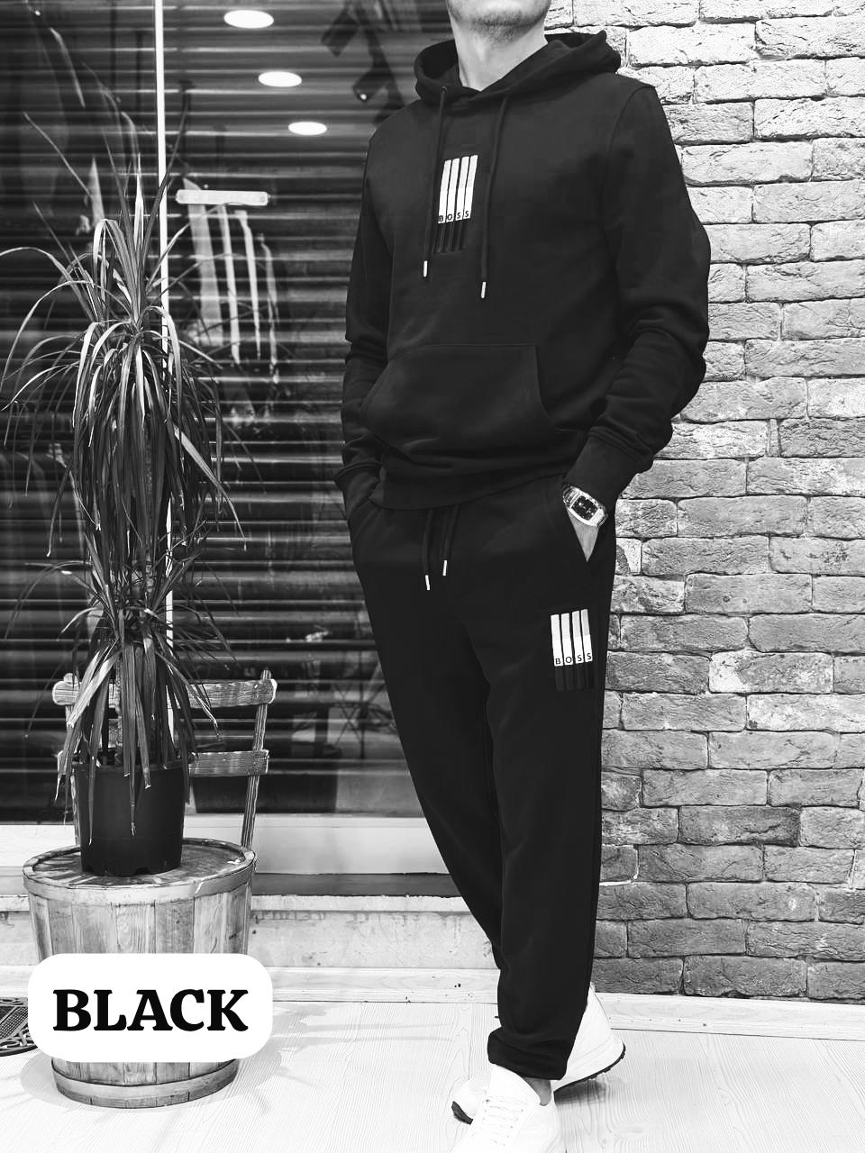 Premium Hoodie + Lower Winter Tracksuit | Mix Brand | Fleece Cotton 400 GSM