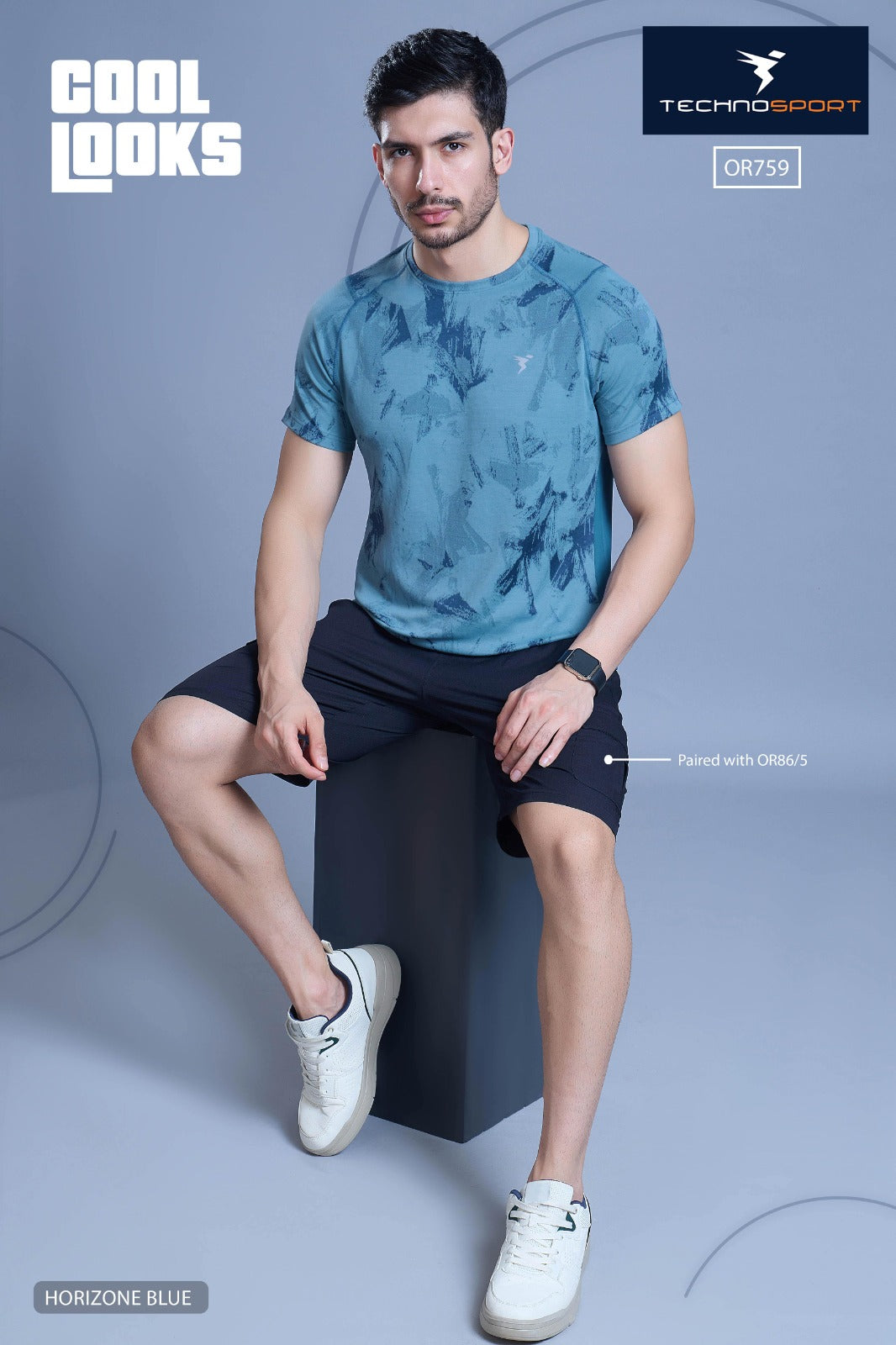 [M-Size] Technosport OR759 Jacquard AOP Collection | All Over Print Cool Fabric | Premium Sportswear [We have only M-Size]