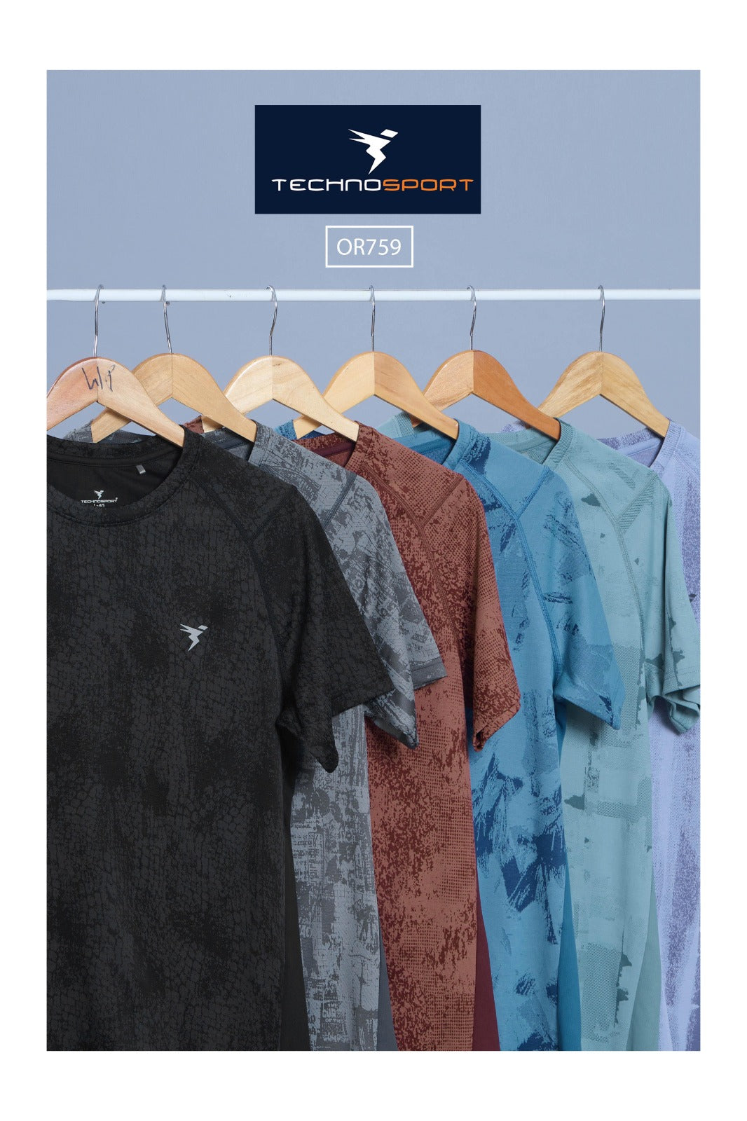 [M-Size] Technosport OR759 Jacquard AOP Collection | All Over Print Cool Fabric | Premium Sportswear [We have only M-Size]