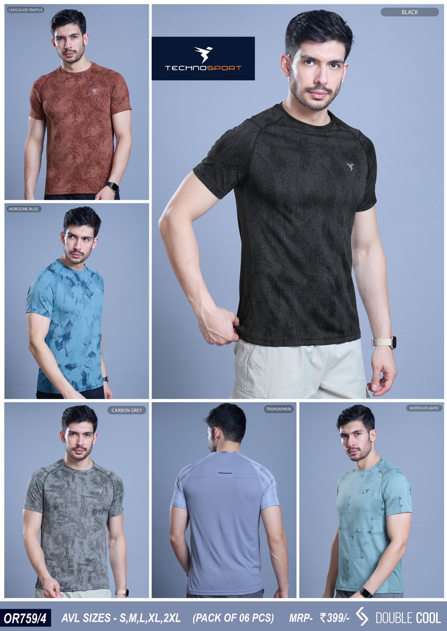 [M-Size] Technosport OR759 Jacquard AOP Collection | All Over Print Cool Fabric | Premium Sportswear [We have only M-Size]