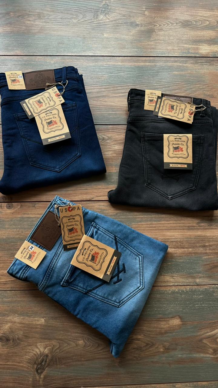 U.S. Polo® Premium Stretch Denim – 7 Color Collection | High GSM Comfort Fit Jeans