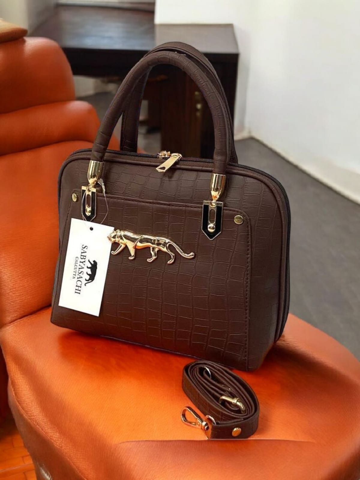 Sabyasachi Full Zip Handbag for Women – Premium Shoulder Bag with Multi-Pocket Design | Trendy Shades