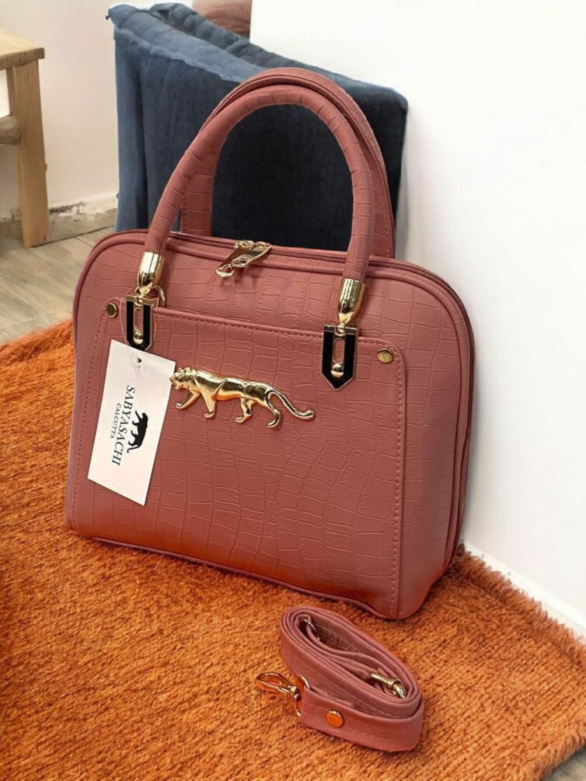 Sabyasachi Full Zip Handbag for Women – Premium Shoulder Bag with Multi-Pocket Design | Trendy Shades