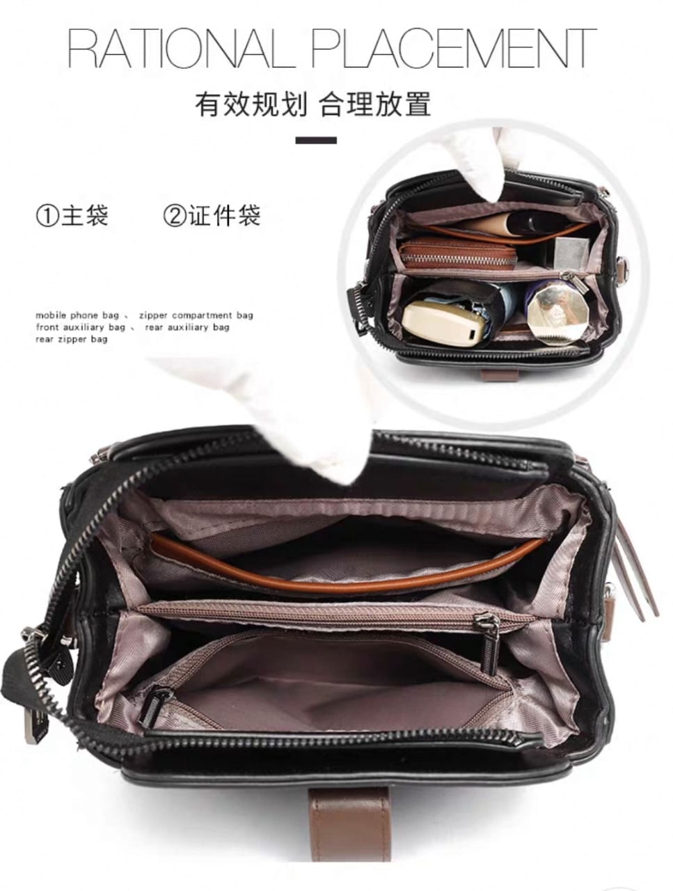 Imported High-Quality Handbag & Sling Bag for Women – Premium Classy Look with Adjustable Belt | 3 Trendy Colors