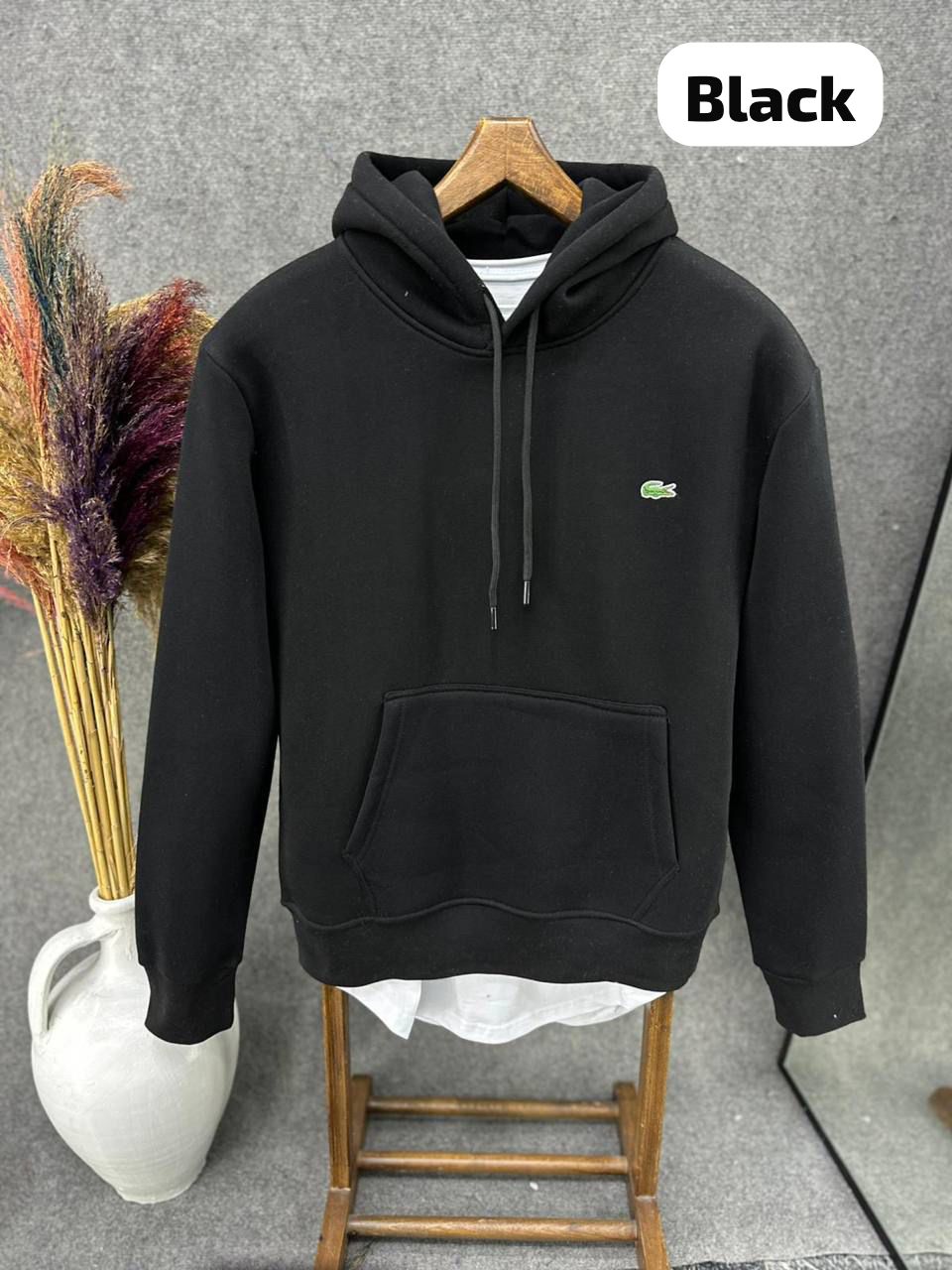 LACOSTE Winter Hoodie Collection – Heavy GSM, Vibrant Prints |