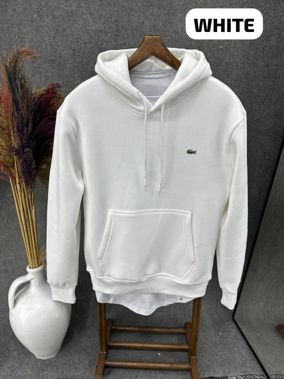 LACOSTE Winter Hoodie Collection – Heavy GSM, Vibrant Prints |