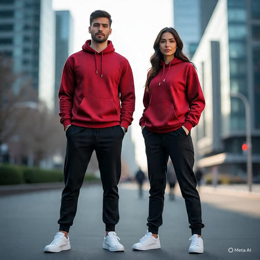 CASABLANCA Premium Hoodie + Lower Winter Tracksuit | 400 GSM Fleece Cotton | Diwali Offer