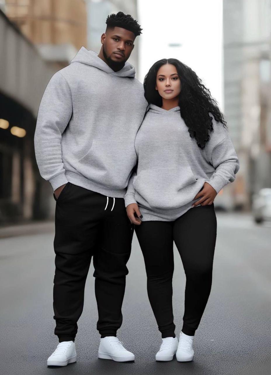 Couple “MR & MRS” Hoodie + Lower Winter Tracksuit | Premium Fleece Cotton | Matching Outfit for Him & Her