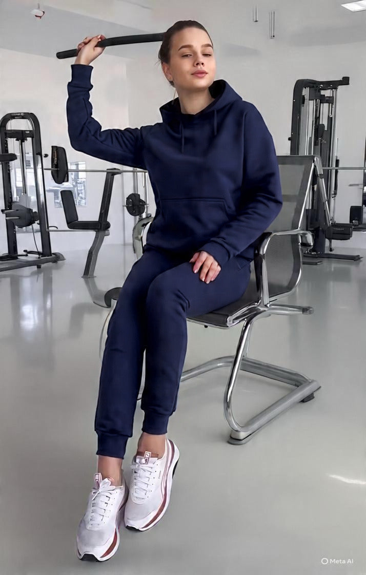 CASABLANCA Winter Tracksuit | Hoodie + Lower Combo | 400 GSM Fleece Cotton | Diwali Offer