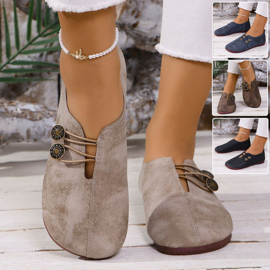 Women’s Square Toe Slip-On Sandals – Summer Fashion Soft Flat Comfort Shoes