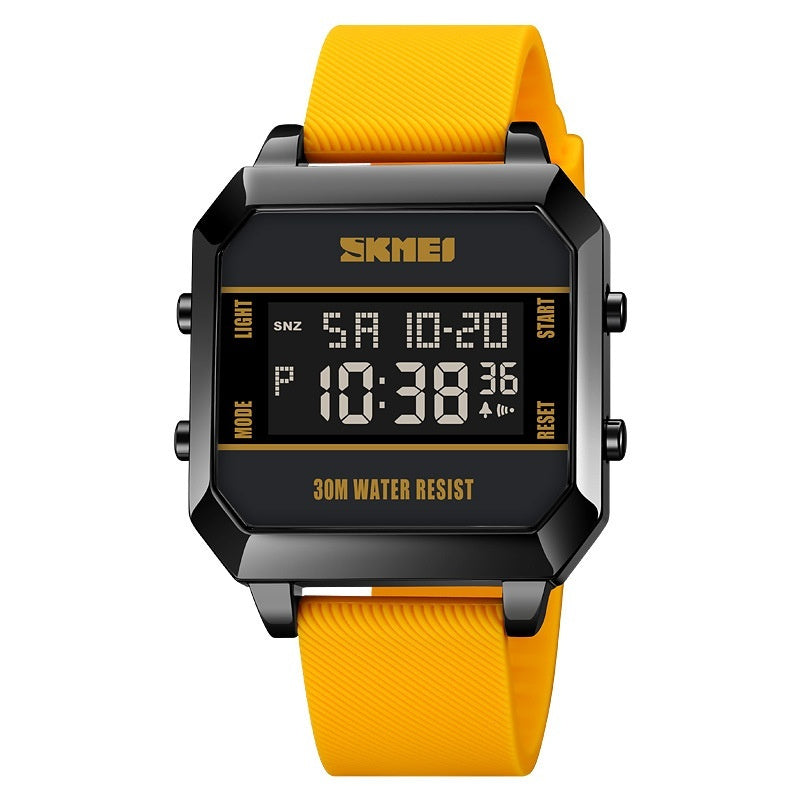 Men’s Multifunctional Sports Watch – Waterproof Chronograph with Stopwatch, Student-Friendly Digital Wristwatch